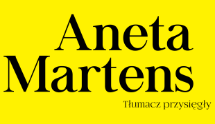 Aneta Martens | Tłumacz przysięgły
