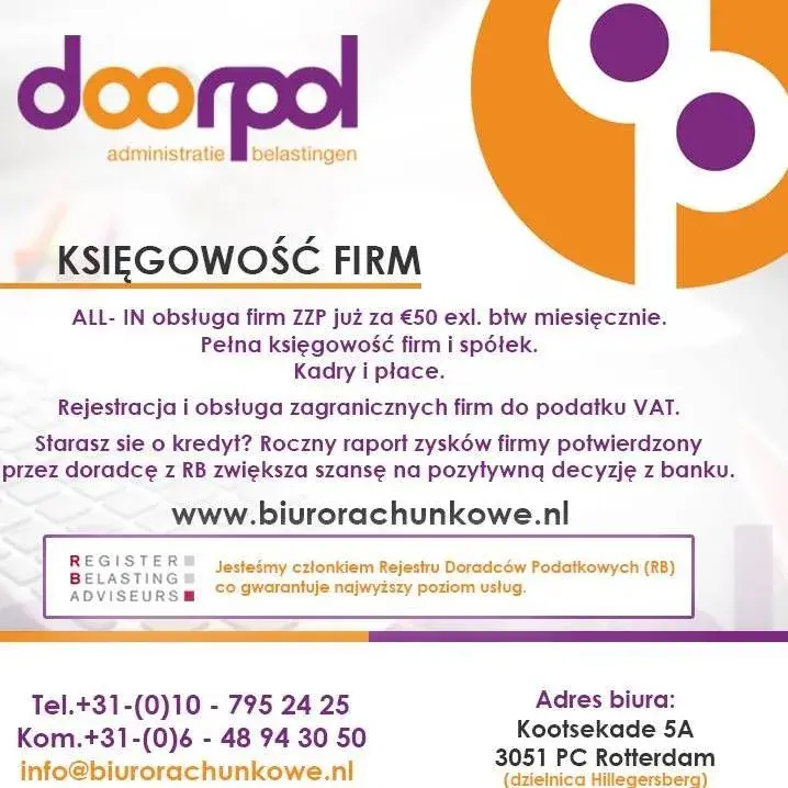 Biuro Rachunkowe Doorpol w Rotterdamie