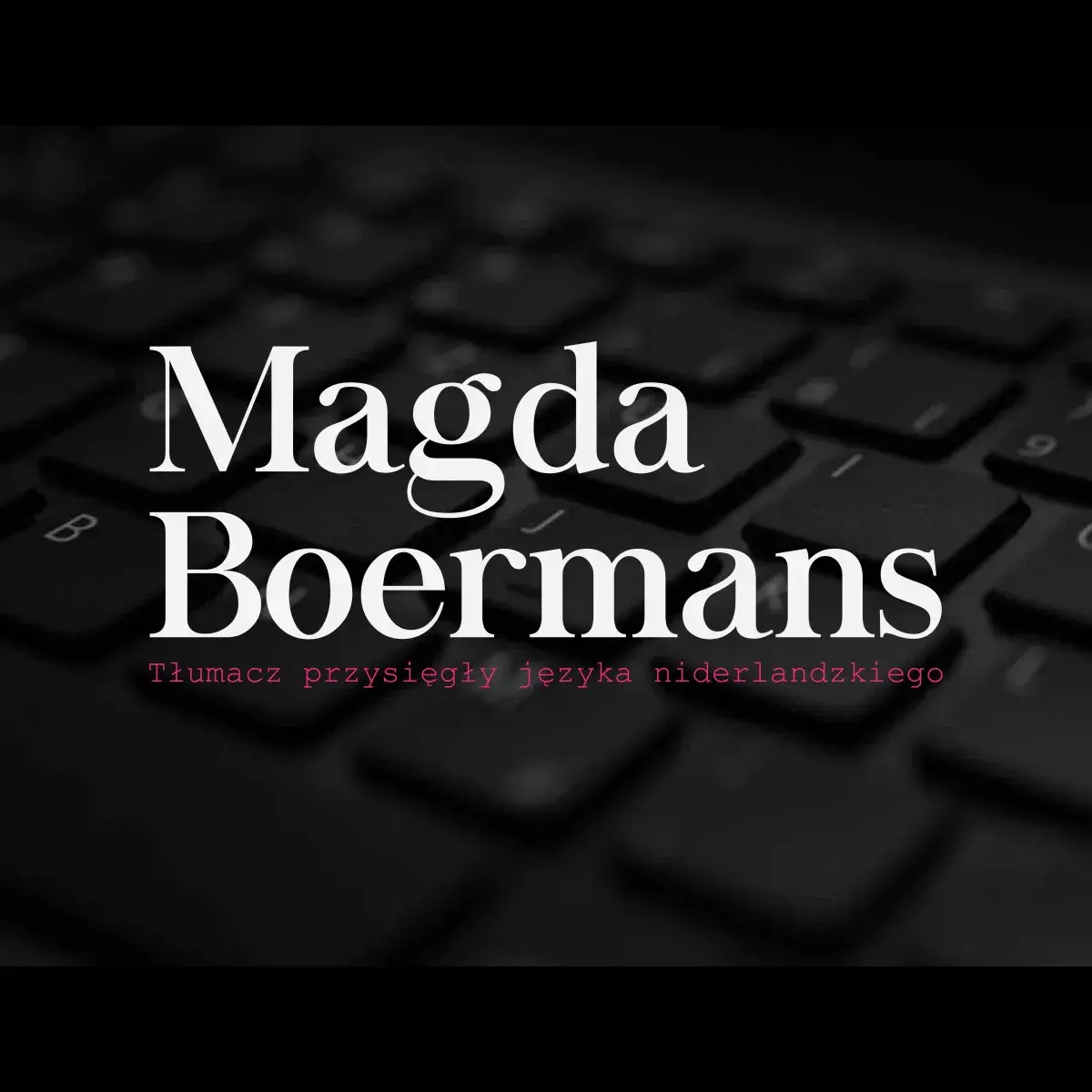 Magda Boermans | Tłumacz przysięgły