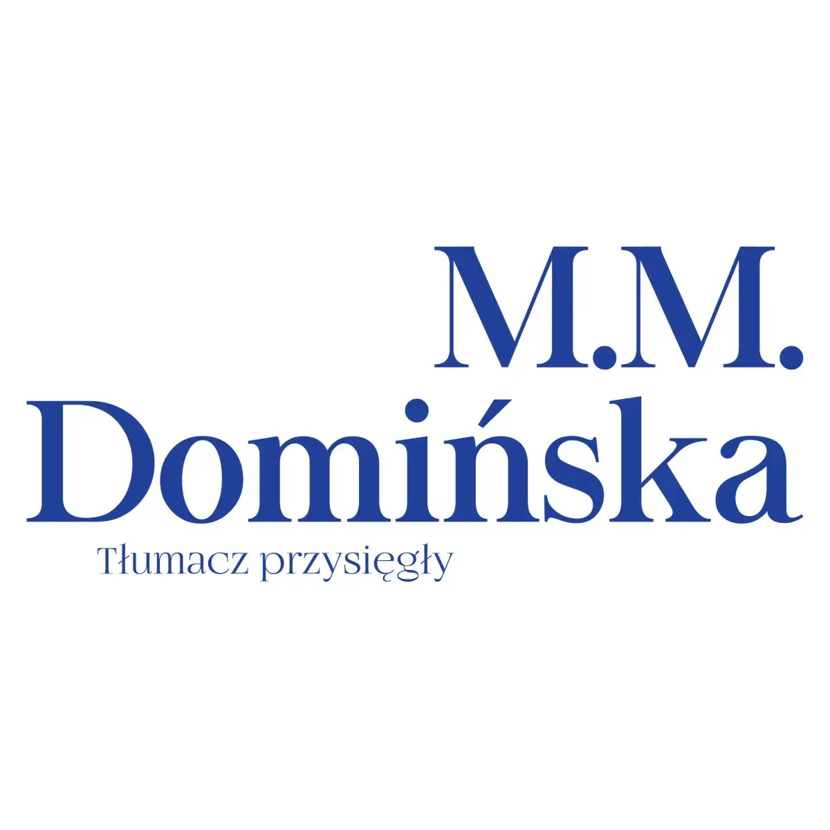 M.M. Domińska | Tłumacz przysięgły
