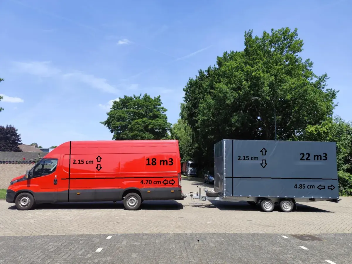 TRANSPORT - PRZEPROWADZKI NL - BE - DE - FR - DO POLSKI BUS + PRZYCZEPA 40m3 | Vlijmen | €25.00