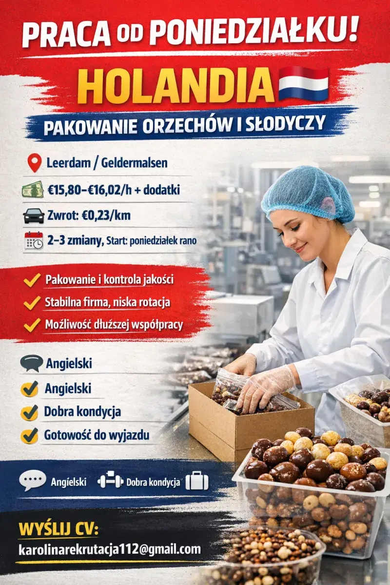 Pakowanie słodyczy | Geldermalsen | €15.80
