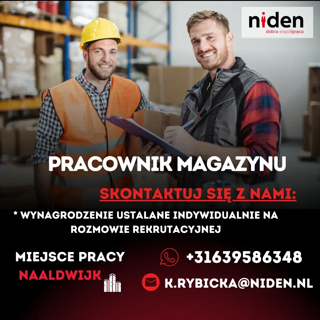 Pracownik Magazynu - materiały drewniane  - Naaldwijk  | Naaldwijk | €3000.00